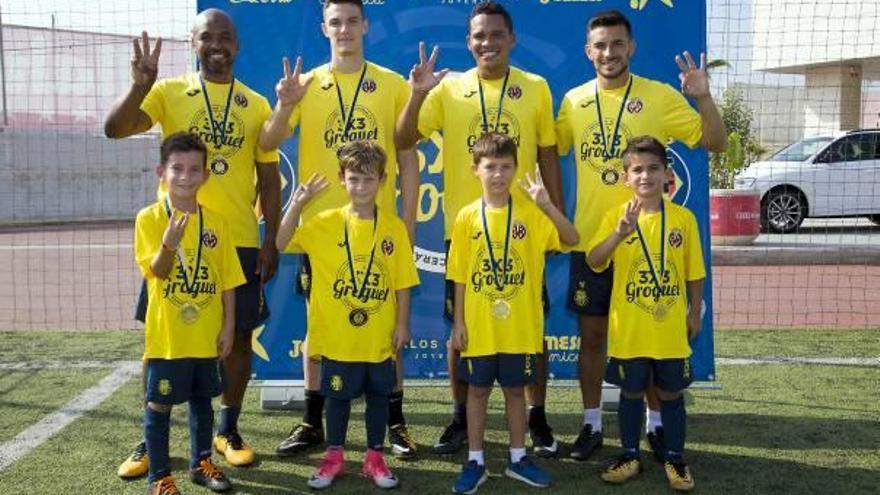 Senna, Marín, Bacca y Sansone participaron ayer en la presentación de la competición.