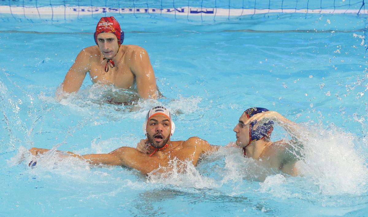 Acción del encuentro entre España y Países Bajos