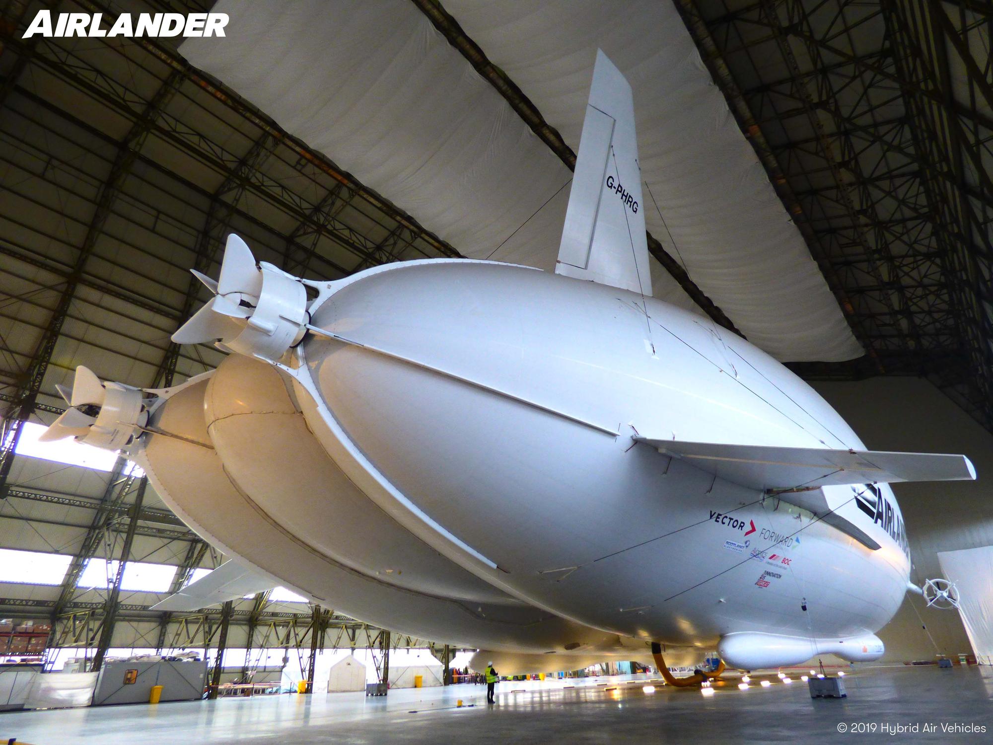AIR NOSTRUM AIRLANDER 10: Así es la revolucionaria aeronave de Hybrid Air Vehicles