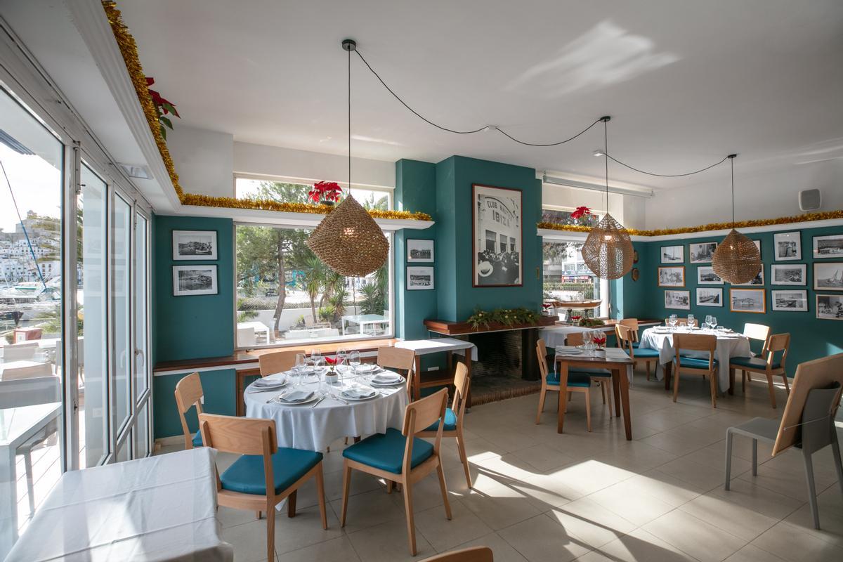 El restaurante del Club Náutico de Ibiza.