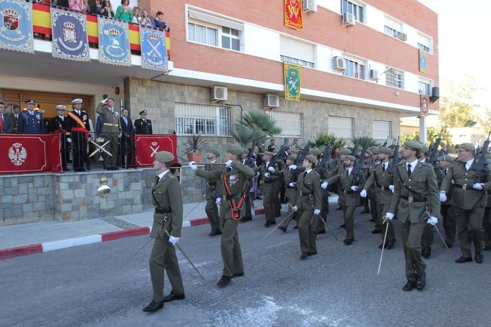 Acto por la festividad de Santa Bárbara en el Cuartel de Artillería Antiaérea de Cartagena