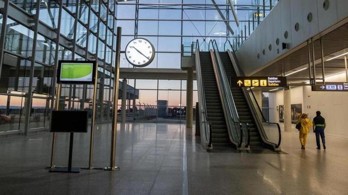 Aeropuerto de Santiago de Compostela.