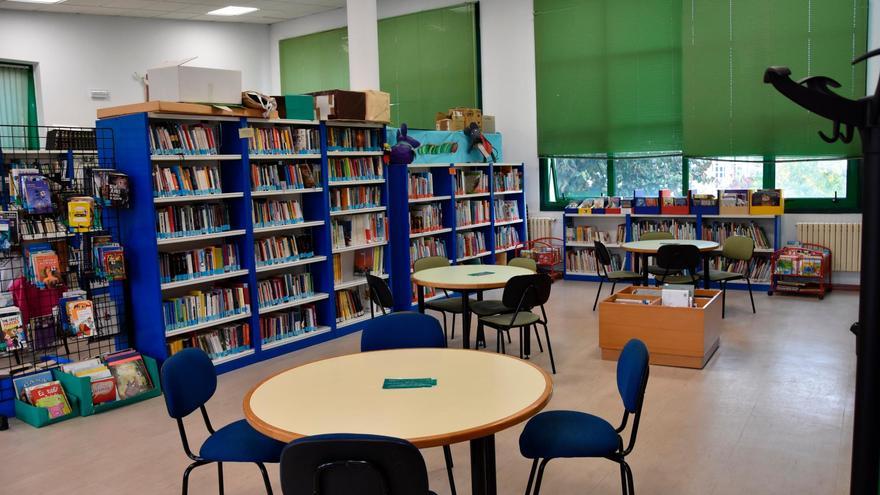 Imaxe da biblioteca de Bertamiráns, no Concello de Ames. Foto: C. Ames