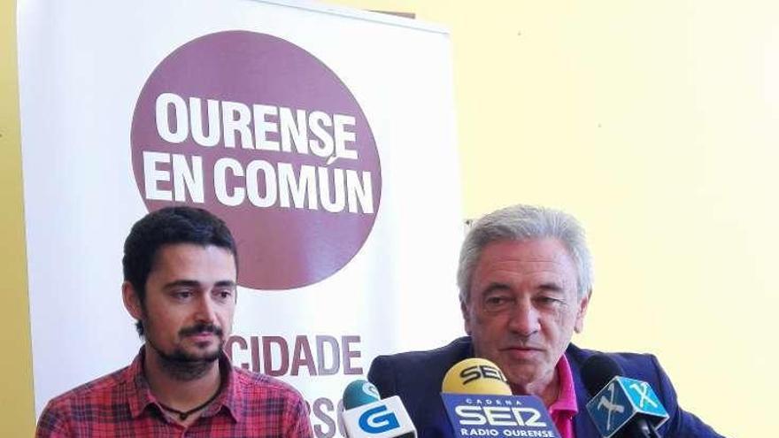 Martiño Vázquez y Miguel Doval, ediles de OUeC // Iñaki Osorio