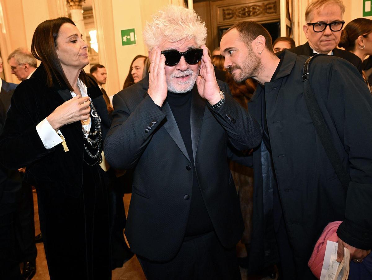 Pedro Almodóvar en el estreno de 'Don Carlo'.