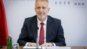 Archivo - El ministro de Política Territorial y Memoria Democrática, Ángel Víctor Torres, durante a la reunión de la comisión mixta de la Junta de Transferencias para avanzar en el traspaso de la competencia de tráfico a Navarra