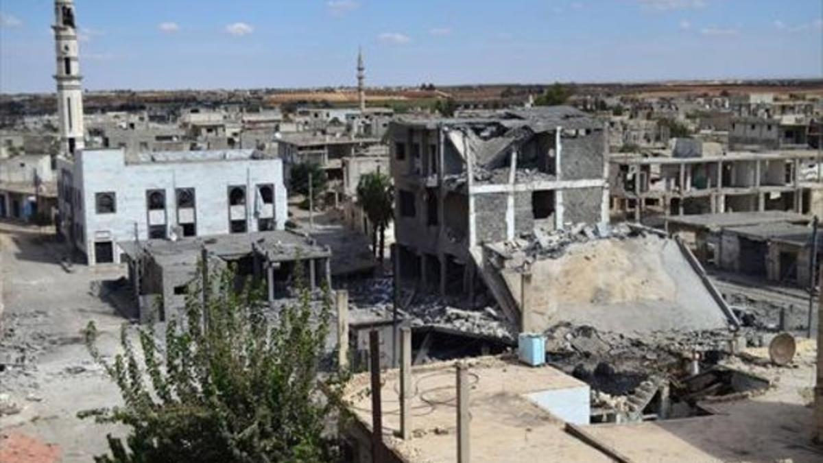 Talbisseh, en la provincia de Homs, la zona donde Rusia lanzó su ataque.