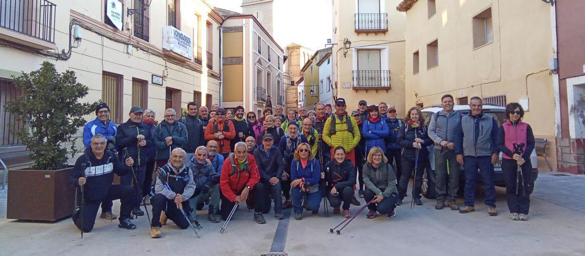 Punto de salida de la marcha de Villanueva de Huerva 2025.