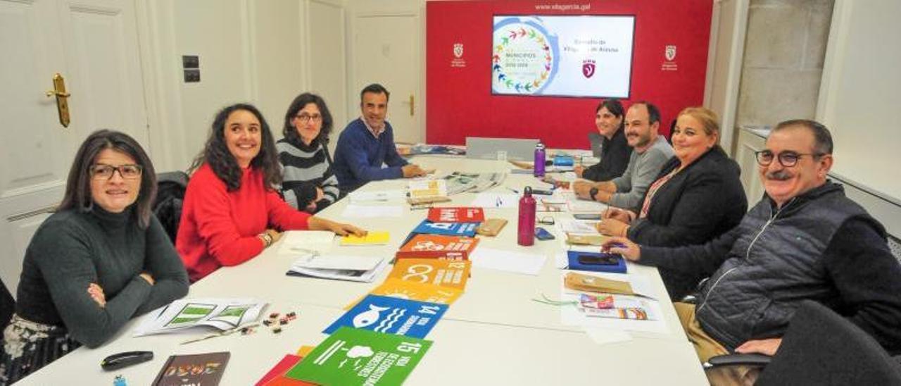 Reunión de trabajo en 2019 entre Vilagarcía y Matosinhos.