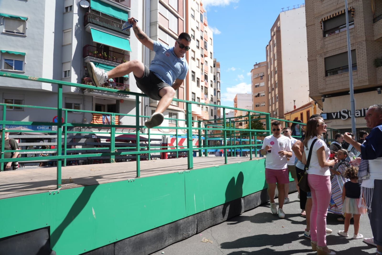 Primer encierro de las fiestas de Sant Pere del Grau