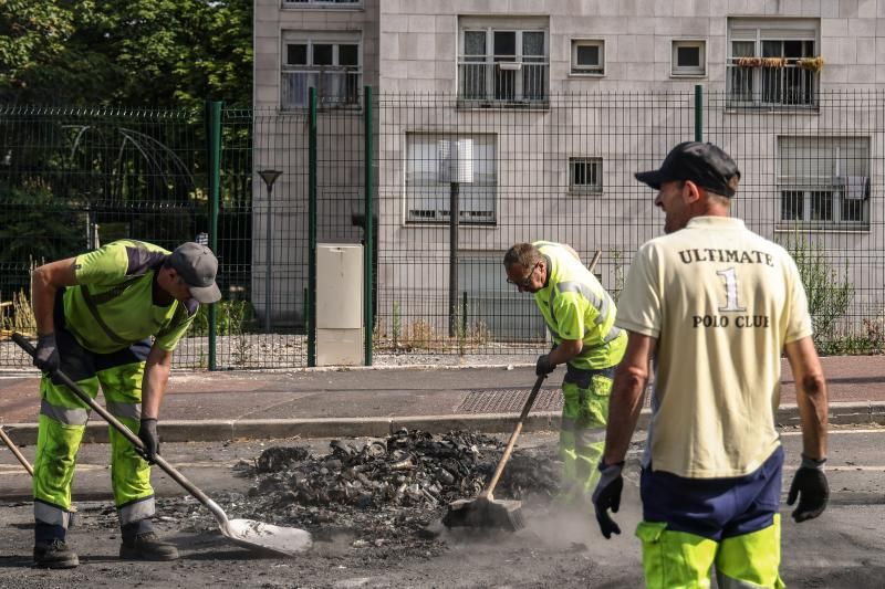 Manifestaciones violentas en Nanterre, Francia, después de que la policía matara a tiros a un joven de 17 años