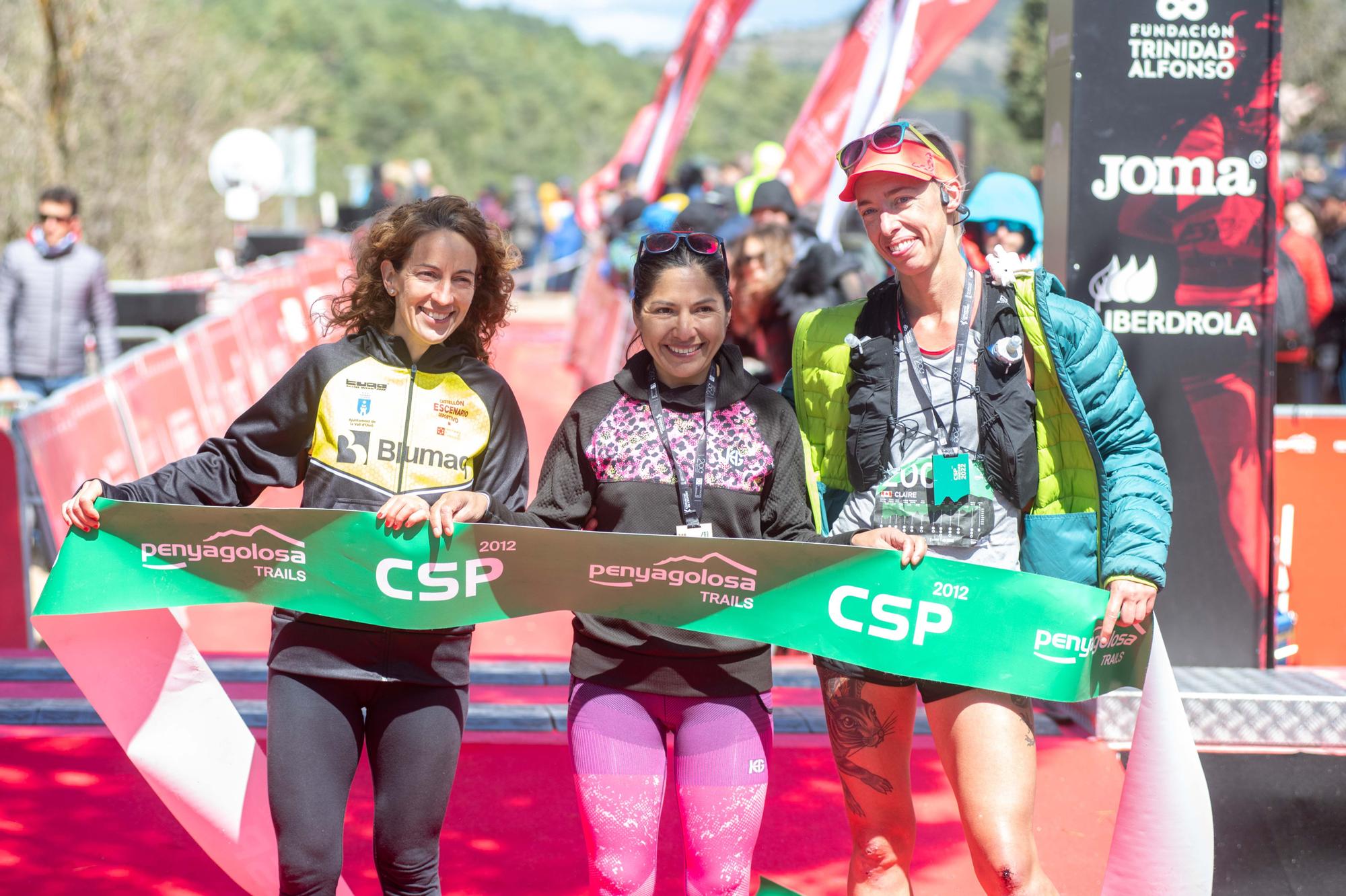 El podio femenino de la CSP.