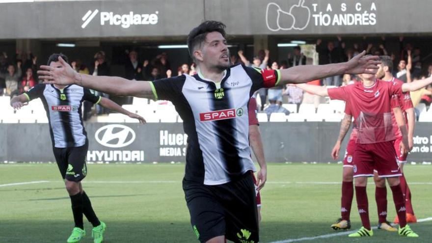 Último gol anotado por Sergio Jiménez como albinegro el pasado mes de abril