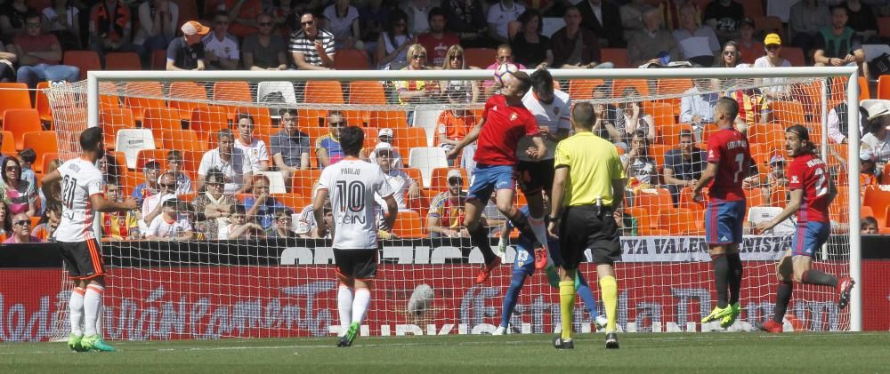 Valencia - Osasuna, en imágenes