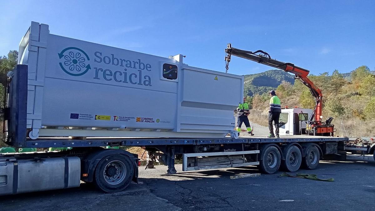 La Comarca de Sobrarbe invierte 196.000 euros en la adquisición de nuevos equipos para gestión de residuos y una tolva