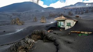 La casa más famosa de la erupción del Tajogaite
