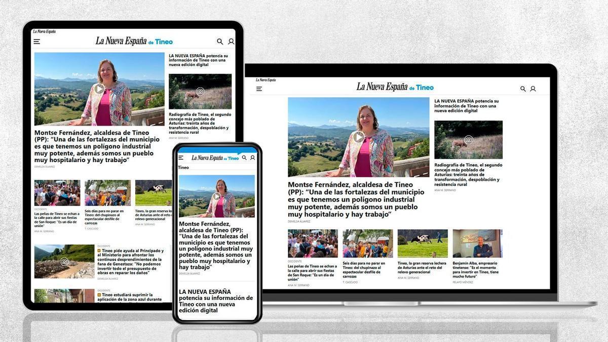 LA NUEVA ESPAÑA potencia su información de Tineo con una nueva edición digital