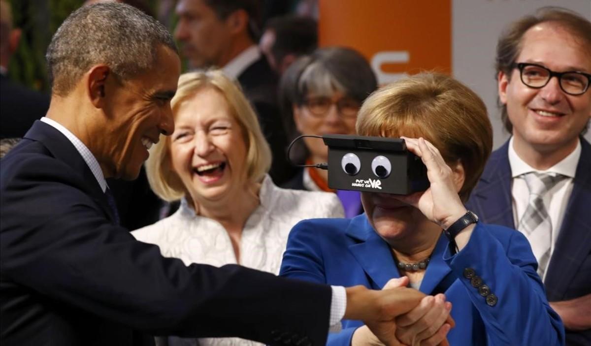 jjubierre33663072 german chancellor angela merkel and u s  president160425130845