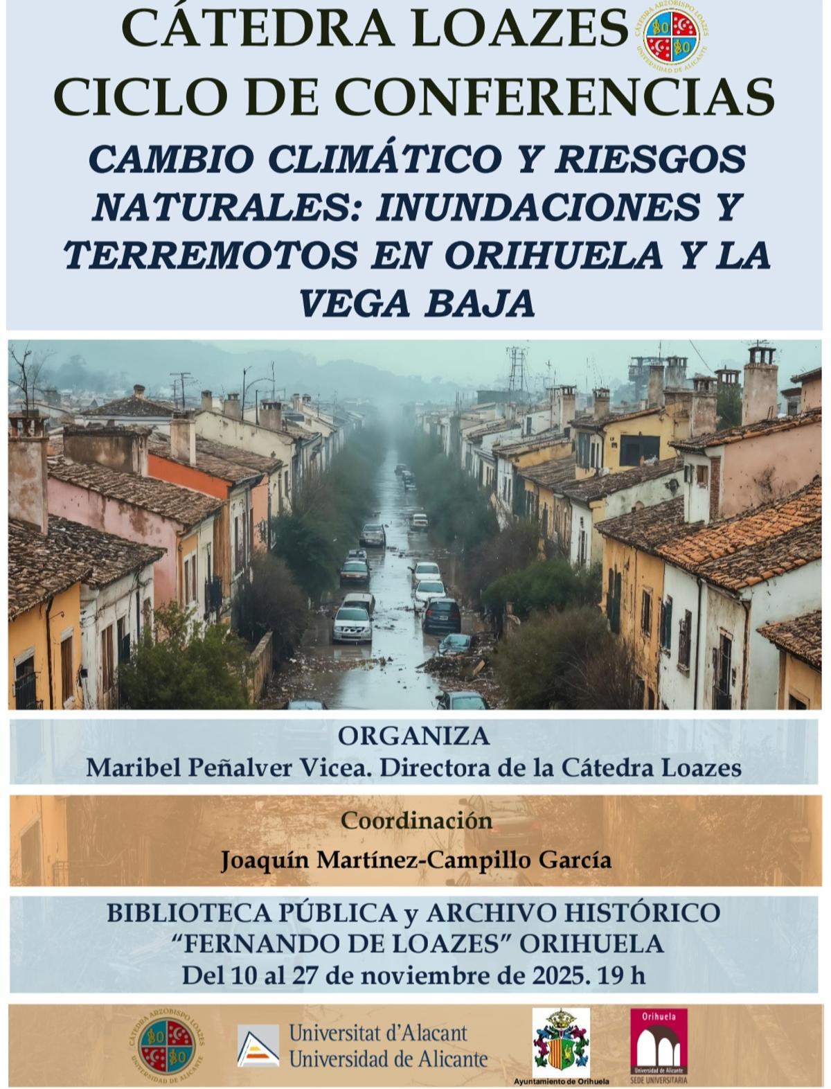 Cartel del ciclo de conferencias