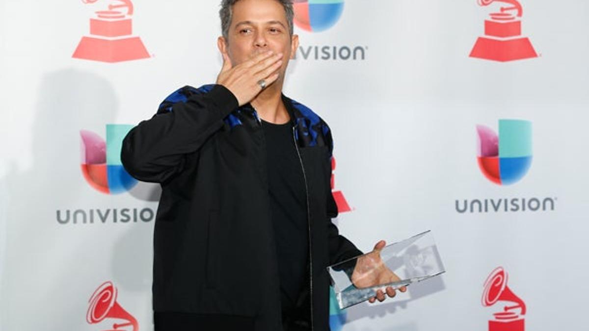 Alejandro Sanz en los premios 'Latin Grammy'