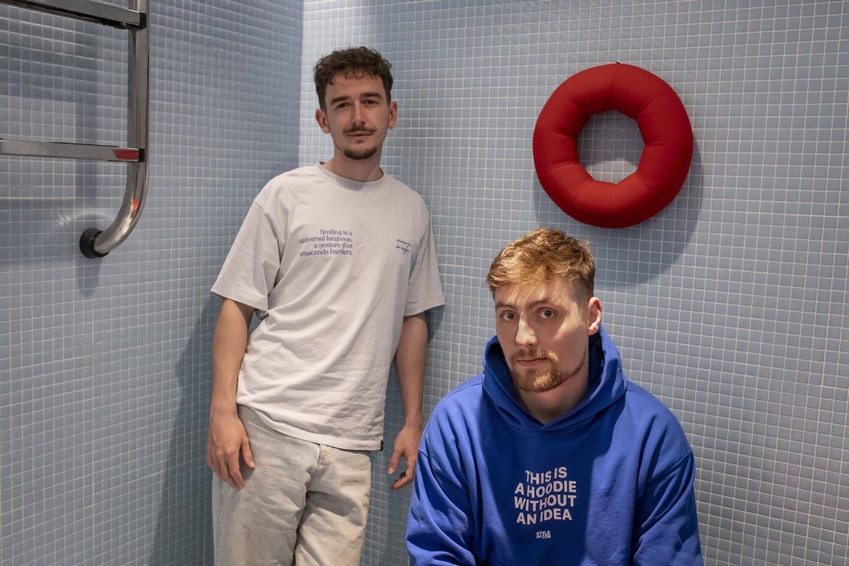 Xavier Coca y Oriol de Ramon, The Tyets, este 10 de abril en Barcelona.
