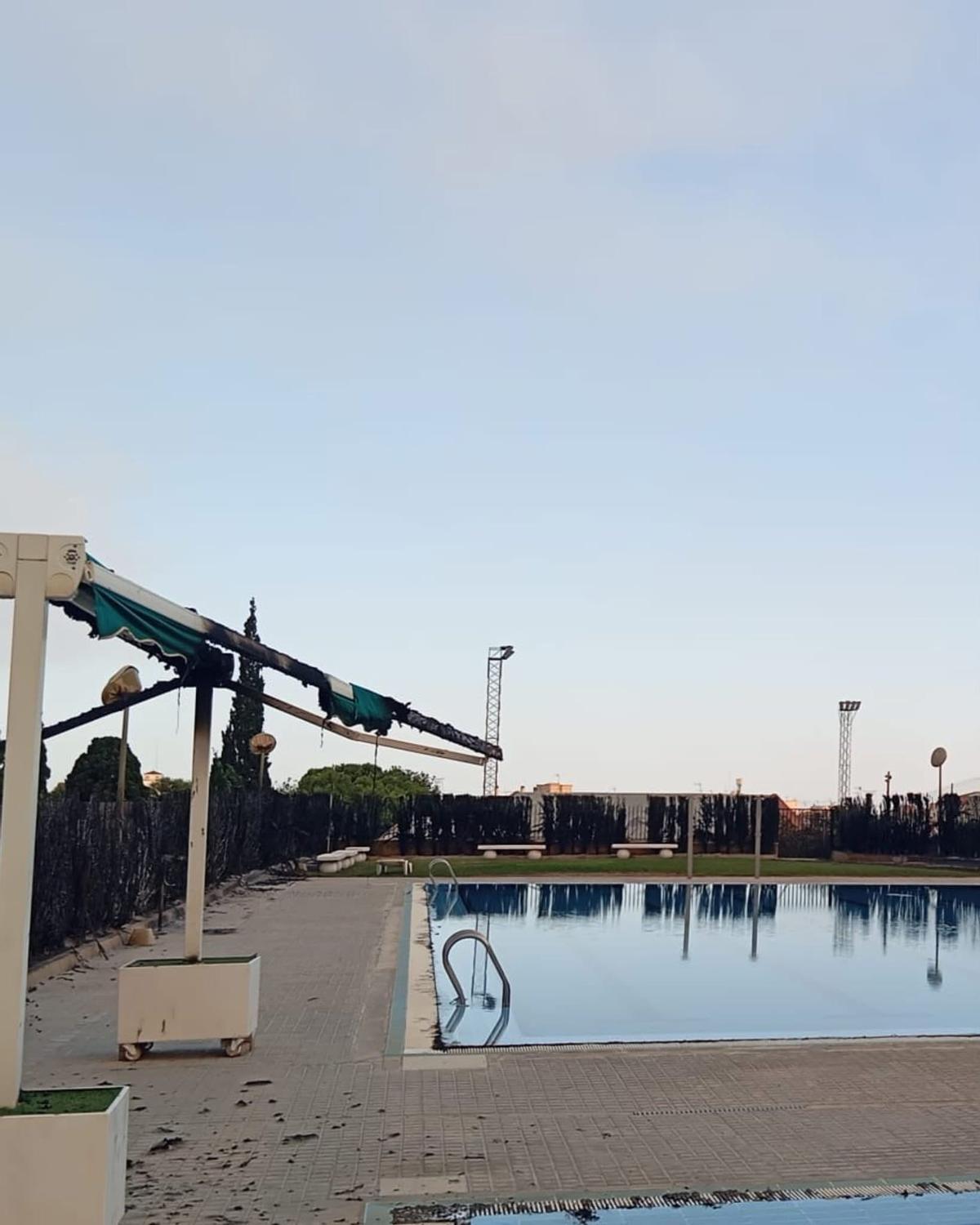 Estado de la piscina de La Vilavella