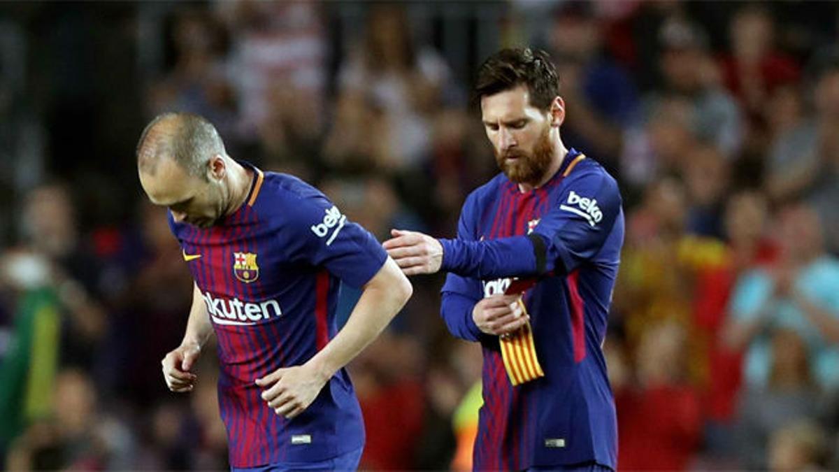 Iniesta se pronuncia sobre la decisión de Messi