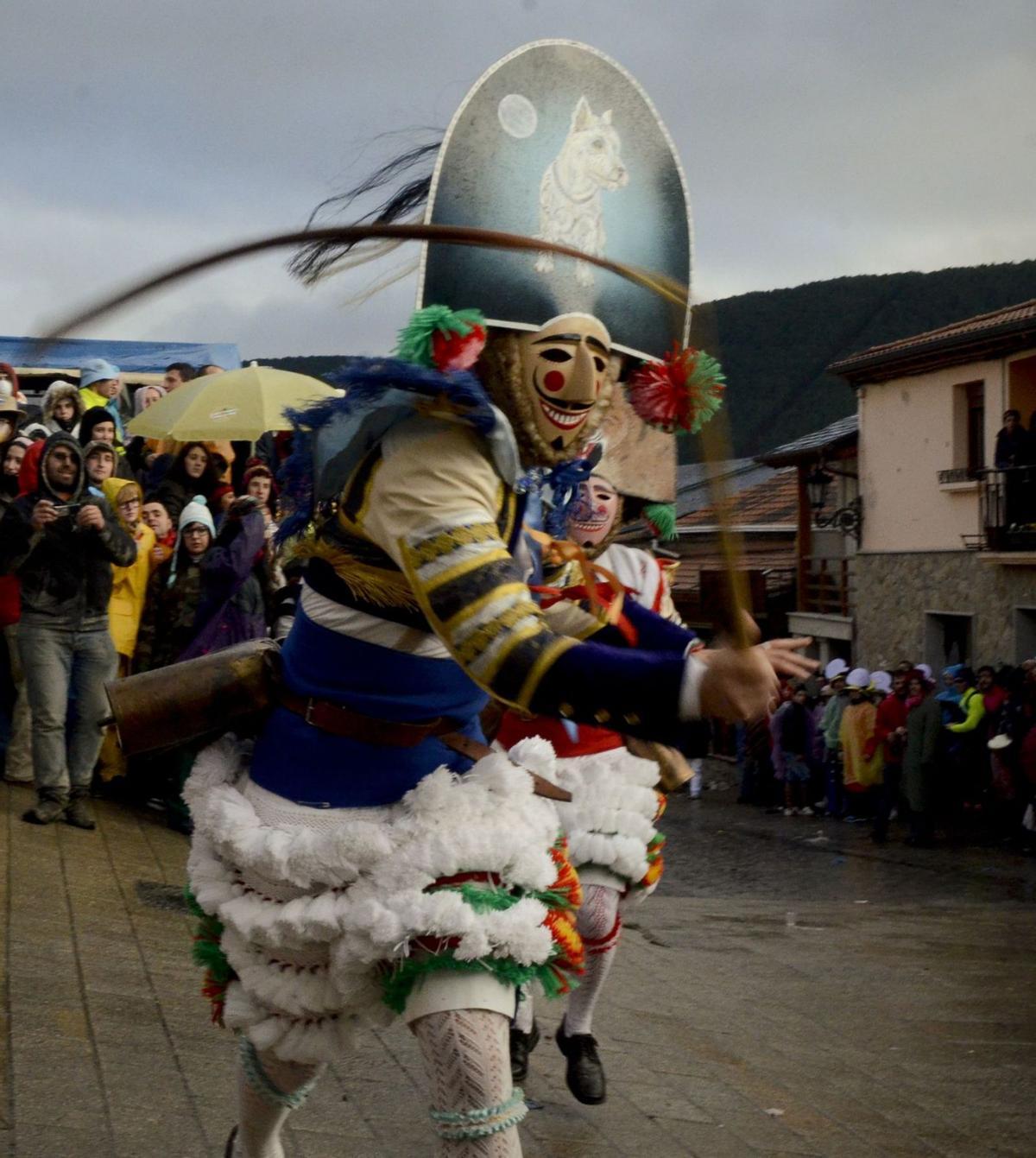 Peliqueiros de Laza, en una imagen de archivo. |   // BRAIS LORENZO