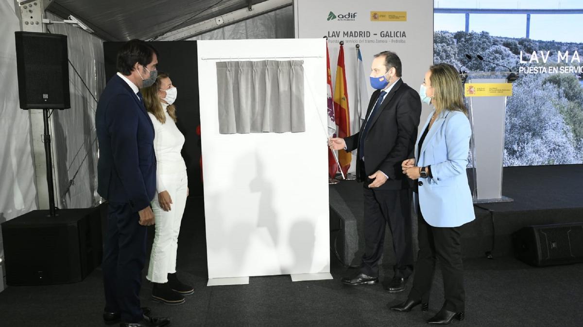 Inauguración del AVE entre Zamora y Otero de Sanabria.