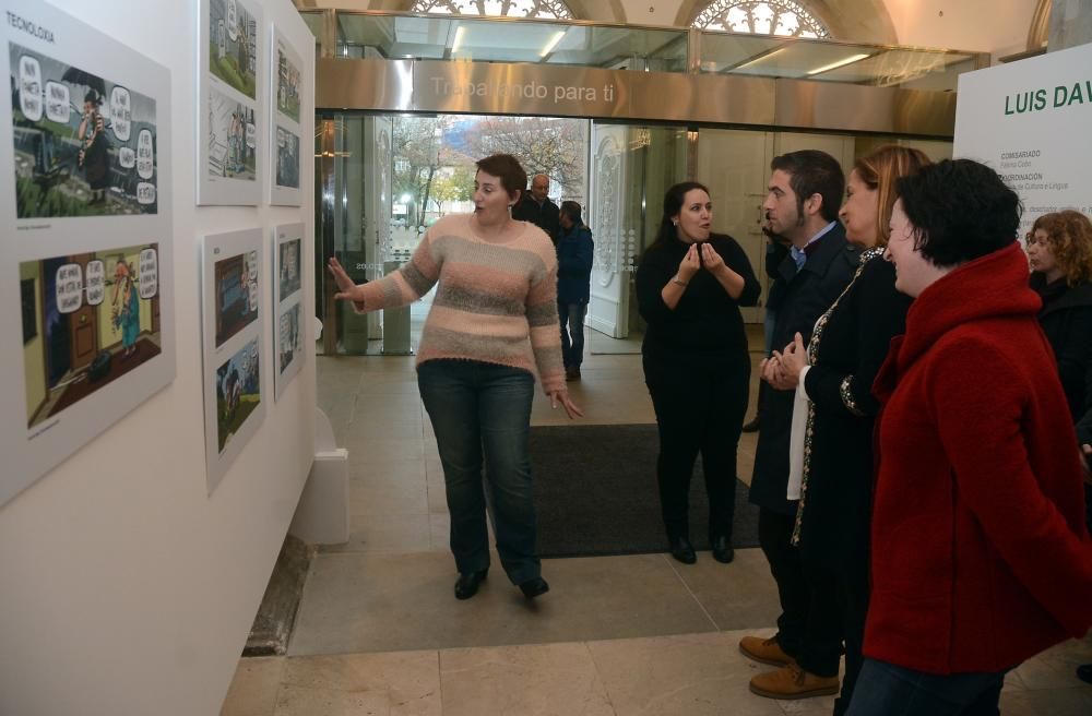 Exposición de Luis Davila en el Pazo Provincial