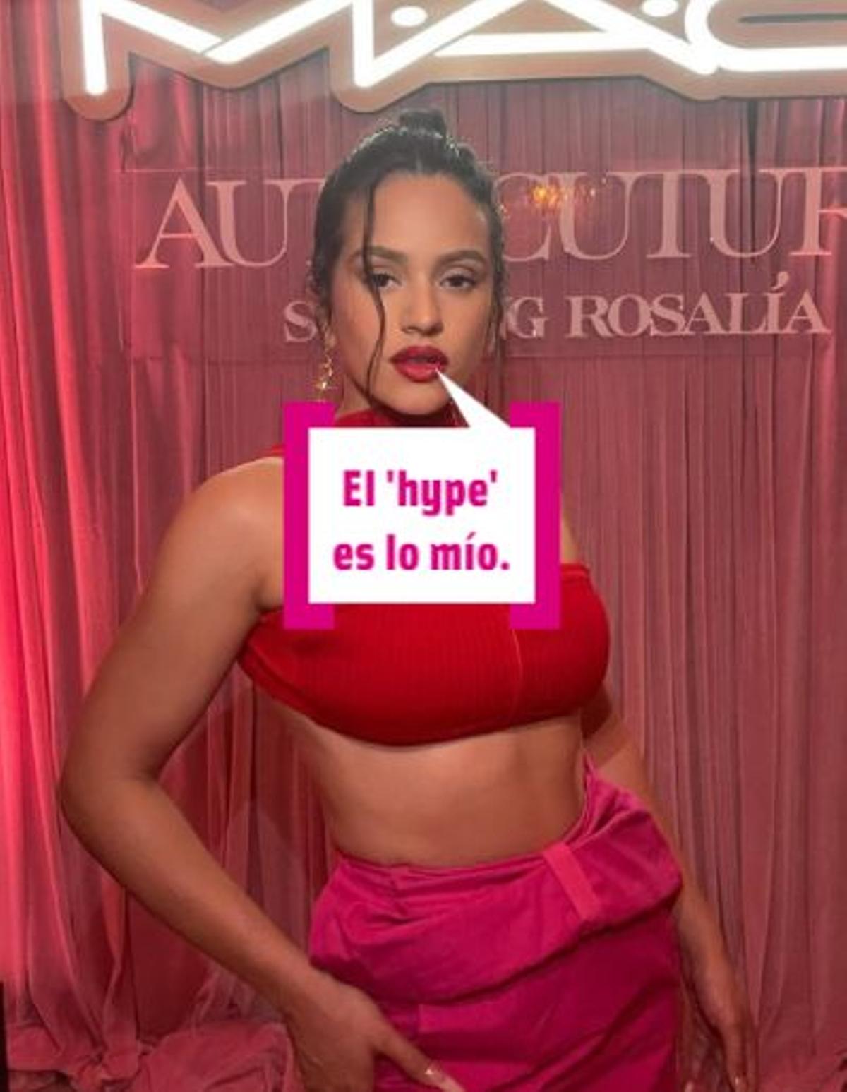 Rosalía anuncia disco de rosa y rojo
