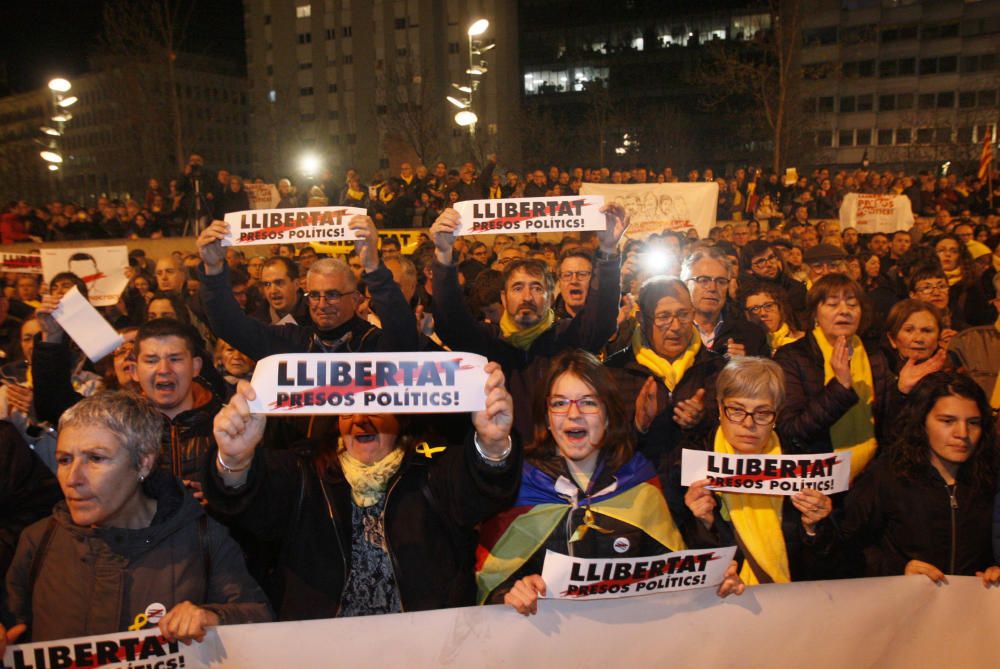 Manifestació a Girona