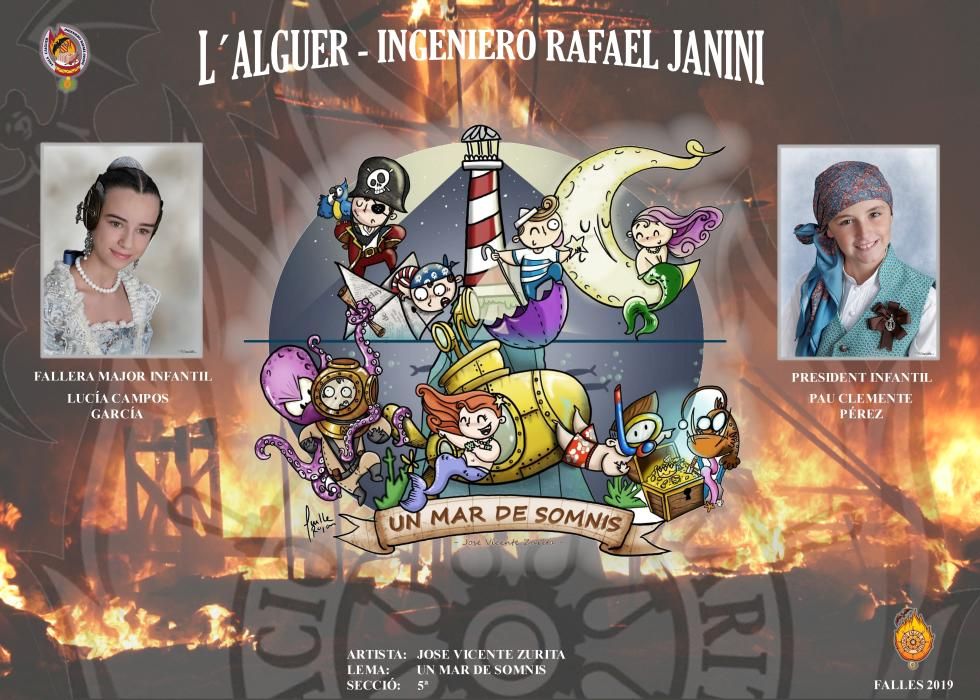 Conoce todos los proyectos de Fallas 2019 en el Marítimo