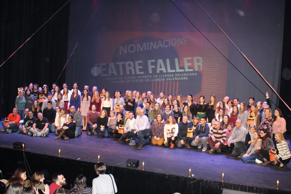 Gala de las nominaciones de teatro de la Junta Central Fallera