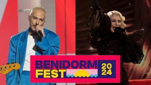 Miss Caffeina y Nebulossa en el Benidorm Fest 2024