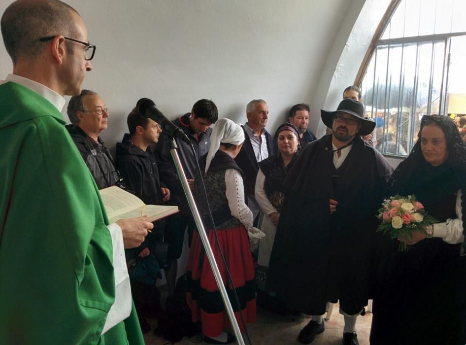 Boda vaqueira en la braña de Aristébano