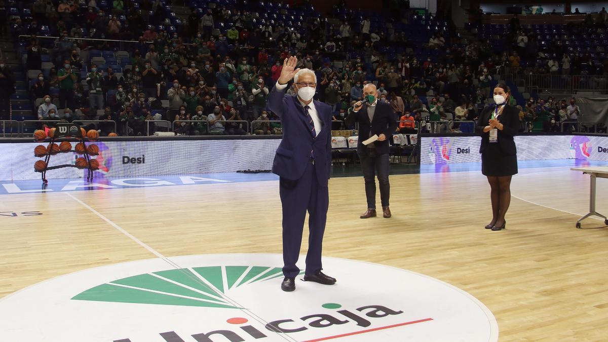 Alfonso Queipo de Llano, durante el homenaje celebrado el pasado 15 de diciembre en el Carpena.