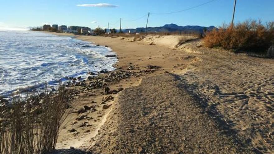 La erosión afecta tradicionalmente a las playas del Marenyet y l&#039;Estany de Cullera.