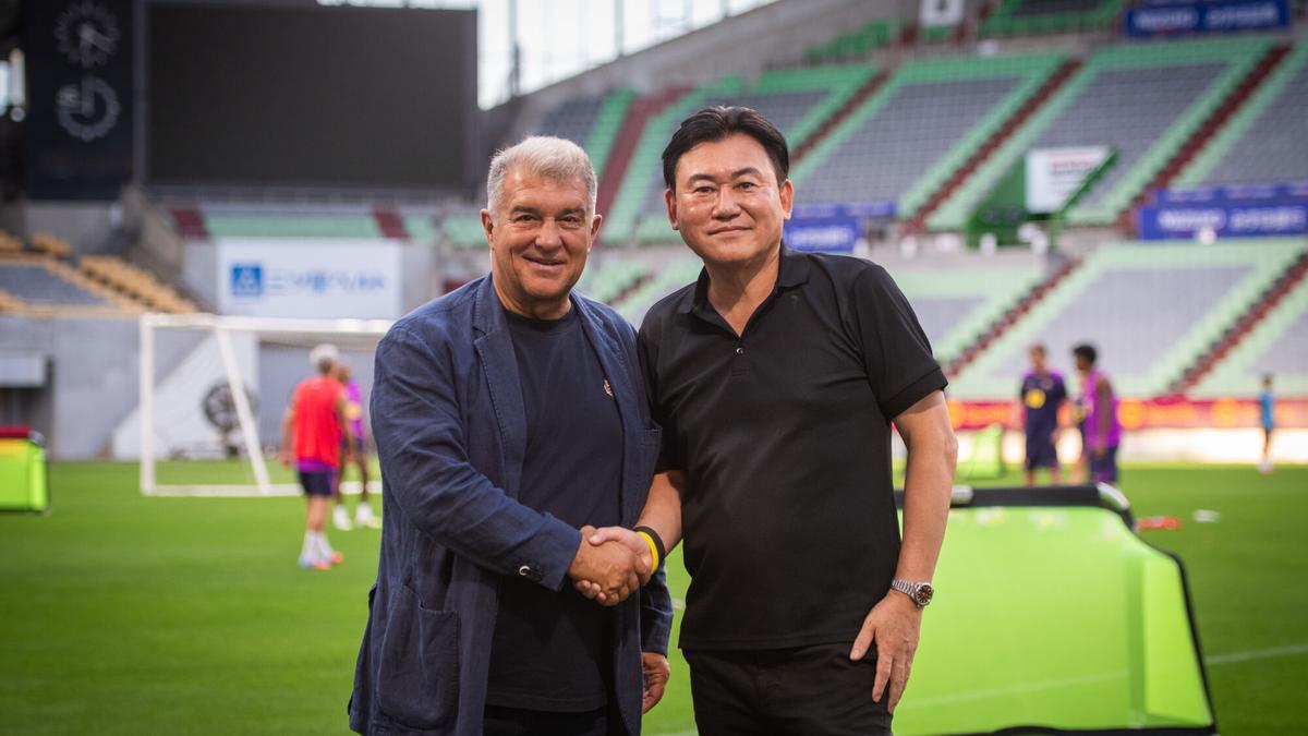 Así fue el primer día del Barça en Japón