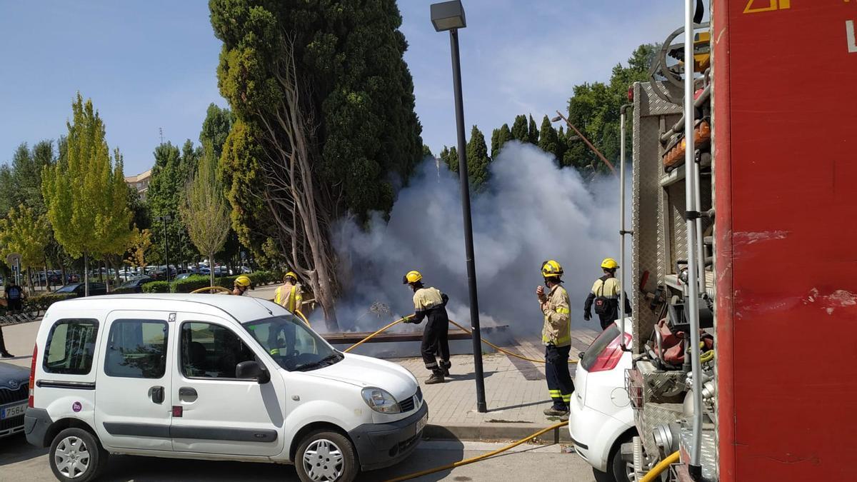El Parc de les Aigües de Figueres registra dos incendis consecutius