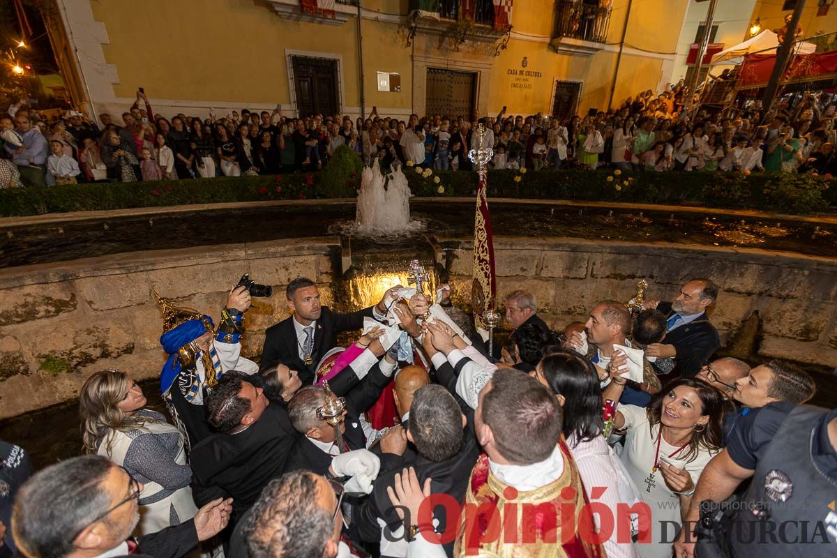 Procesión del Baño y parlamento en las Fiestas de Caravaca