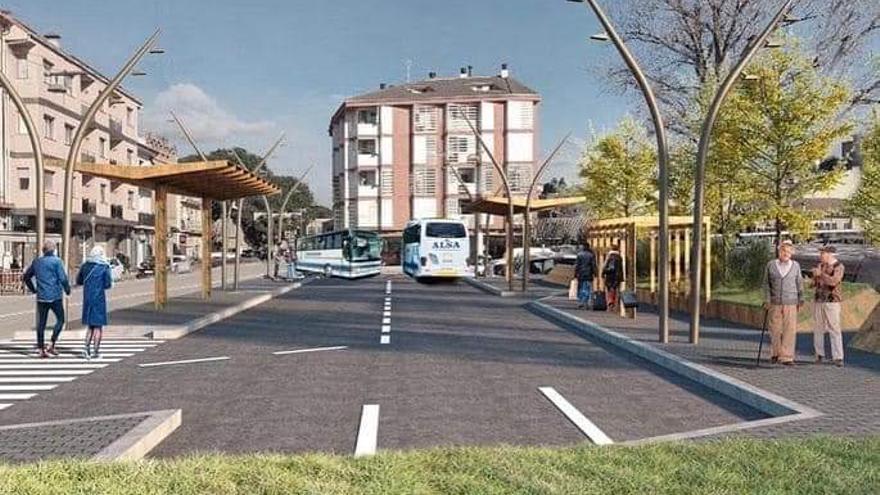 Simulació de la futura estació de busos de Gironella