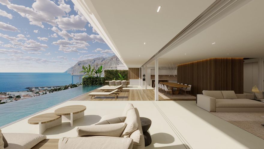 The city council grants the construction license for the construction of the luxury homes Aqua Suites II in Los Gigantes