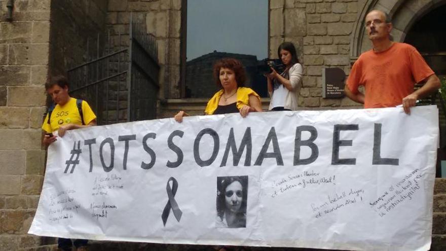 Moment d&#039;un homenatge que es va fer a Abel Martínez, a Barcelona.