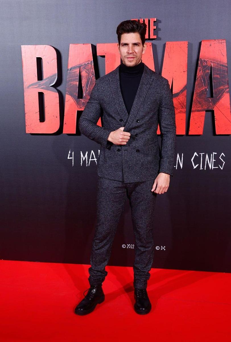 Diego Matamoros en la premiere de Batman