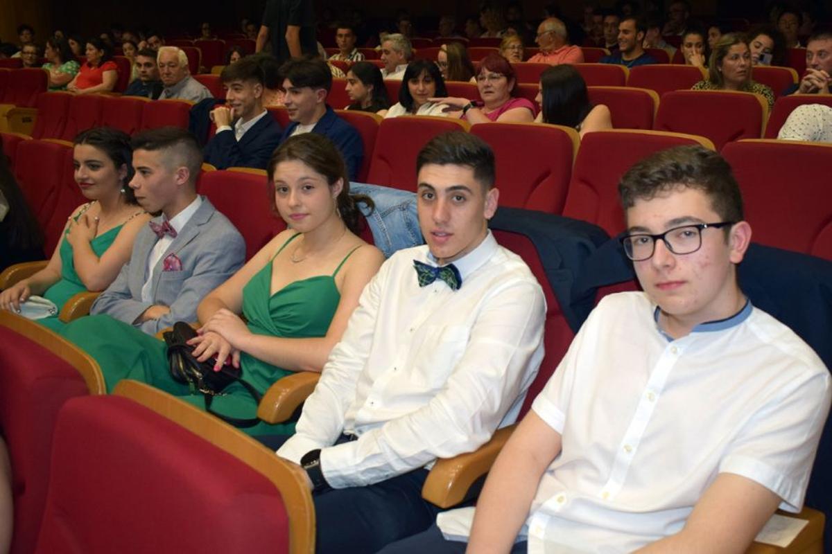Un momento de la fiesta de graduación del IES de Valga.