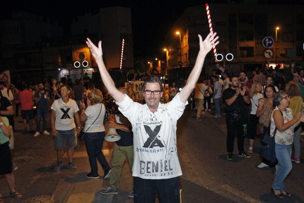 Los vecinos del Sur de Murcia no se rinden. Noveno día de protestas