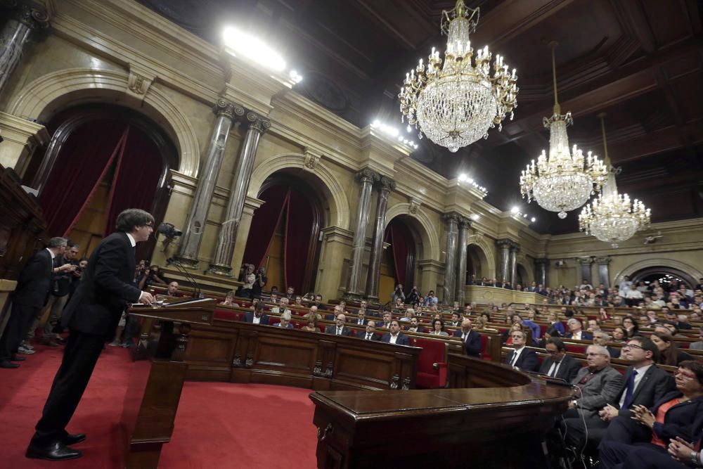 La jornada al Parlament