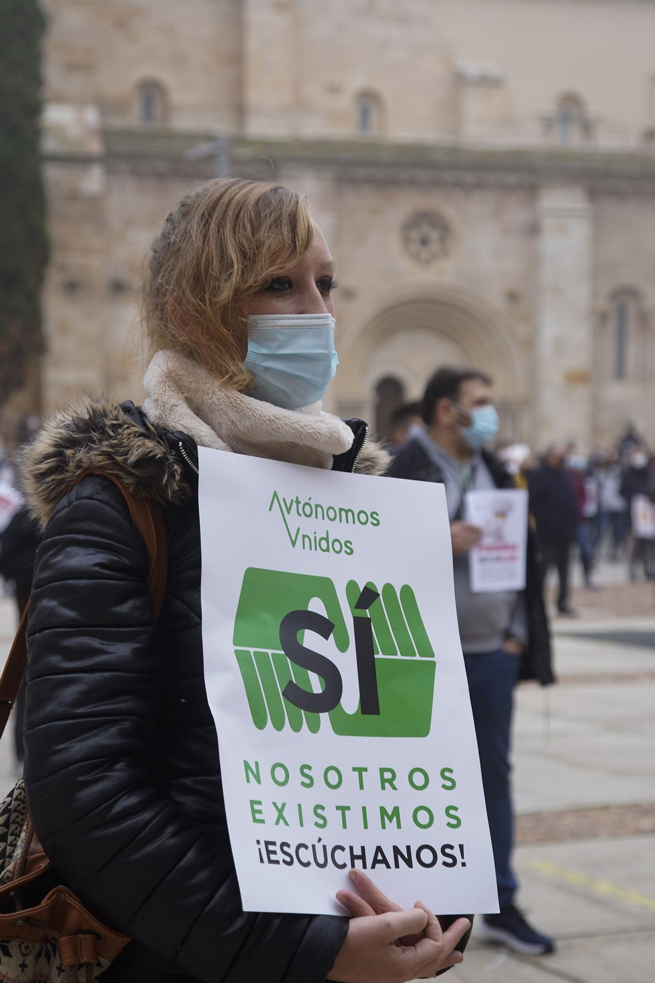 GALERÍA | La concentración de la hostelería en Zamora, en imágenes.