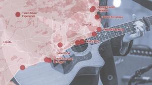 Mapa dels festivals de música d’aquest estiu a Catalunya